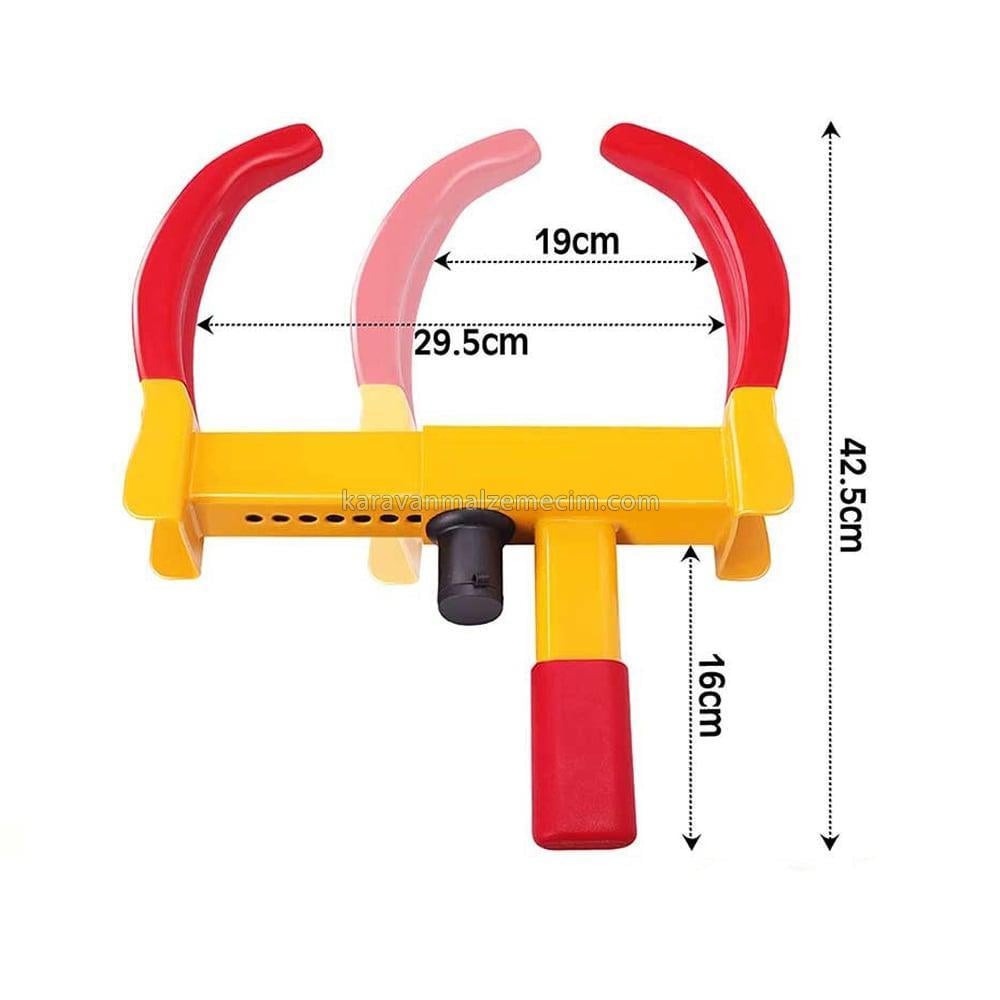 WSC Römork ve Çekme Karavan Tekerlek Kilidi