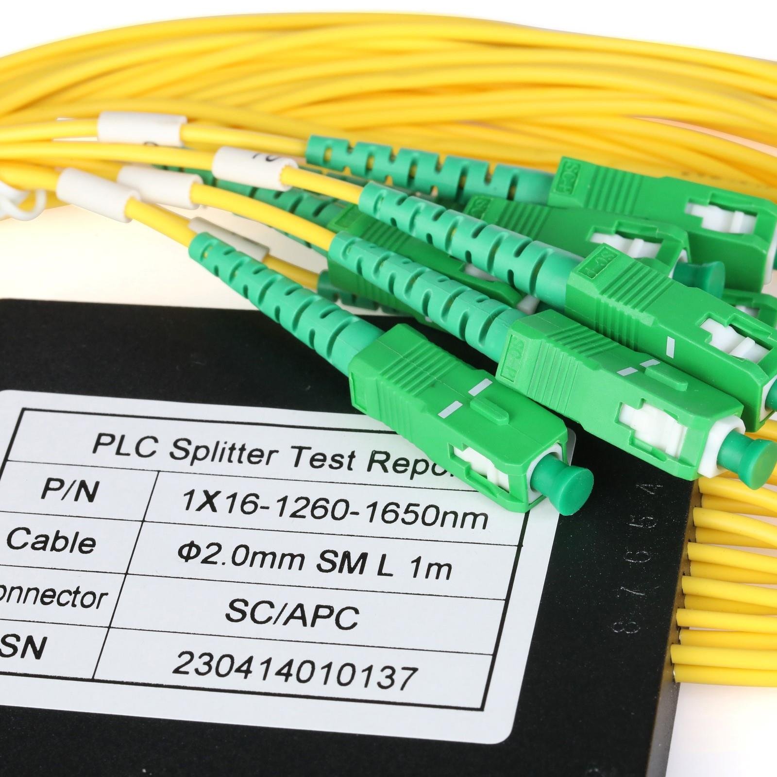 DİJİNET SP016 FİBER OPTİK SPLITTER SM 3mm SC/APC x16