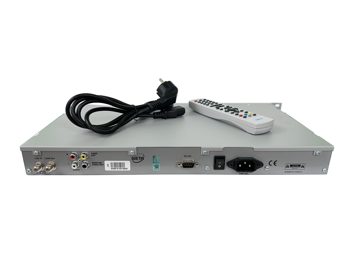 NETA 1X1 DRM D2 TEK YÖN BANT RECEİVER / Profesyonel Tip Uydu Alıcısı