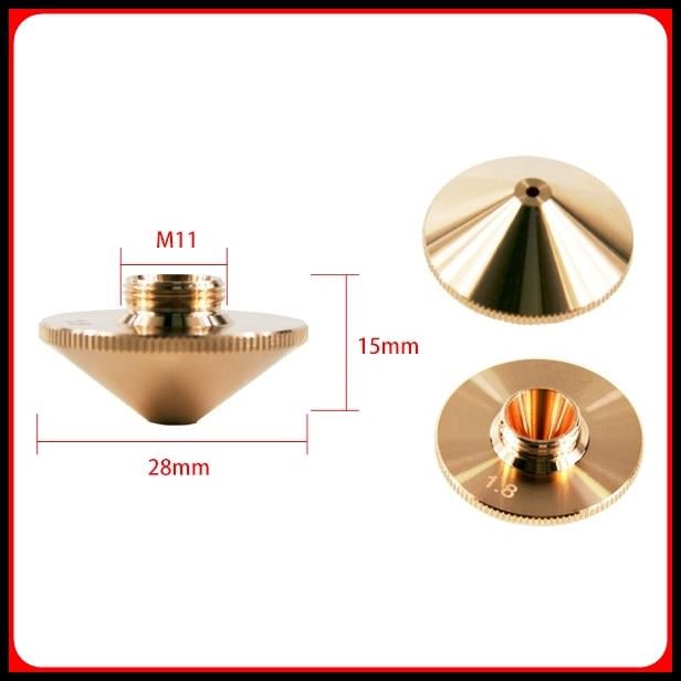 DİA28 H15 M11 SINGLE NOZZLE 3.0 MM DIAGONAL COPPER