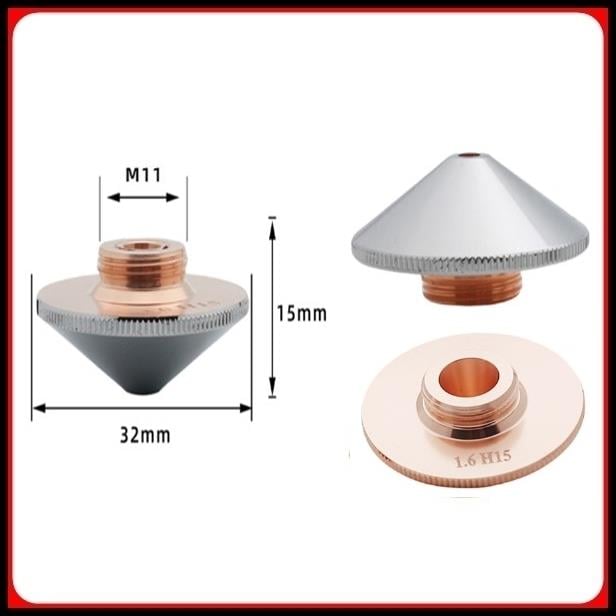 DİA32 H15 M11 SINGLE NOZZLE 3.0 MM  HEXAGONAL CHROMED 