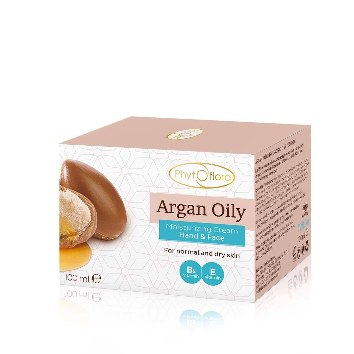 Argan Yağlı Nemlendirici El ve Yüz Kremi