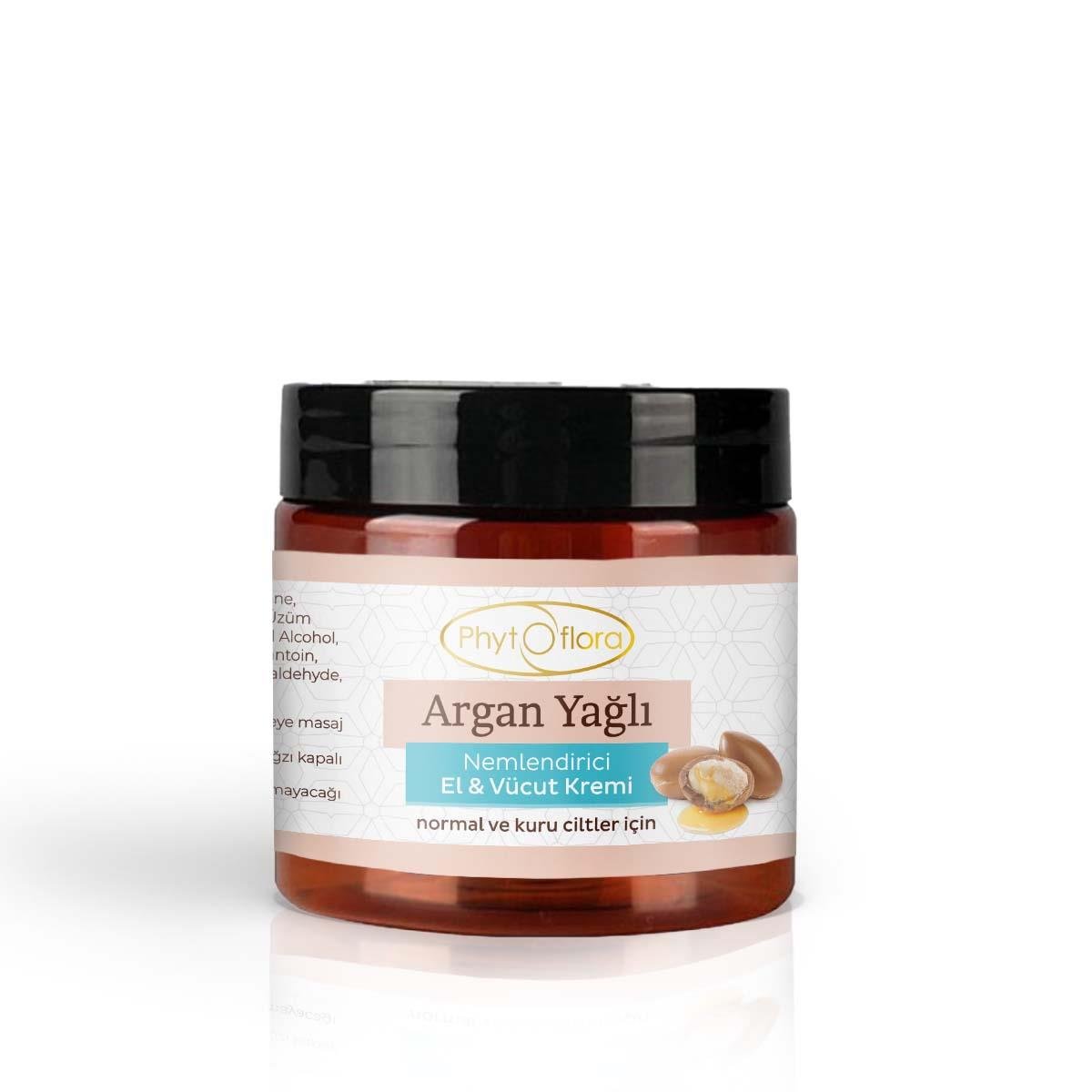 Argan Yağlı Nemlendirici El ve Yüz Kremi