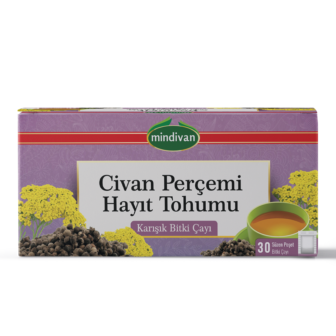 CİVAN PERÇEMİ & HAYIT TOHUMU KARIŞIK BİTKİ ÇAY 30 LU SÜZEN POŞET