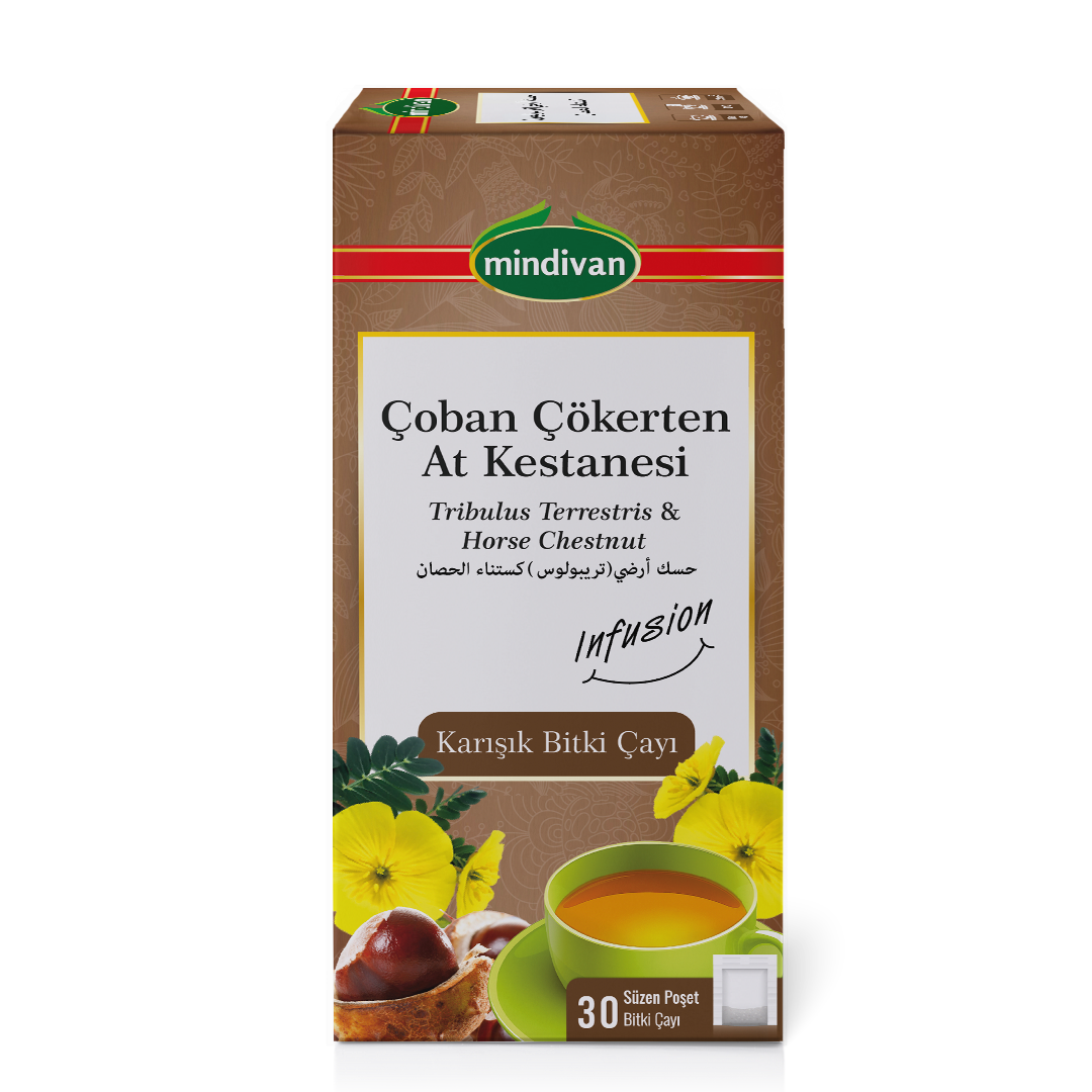 ÇOBAN ÇÖKERTEN & AT KESTANESİ KARIŞIK BİTKİ ÇAY 30 LU SÜZEN POŞET