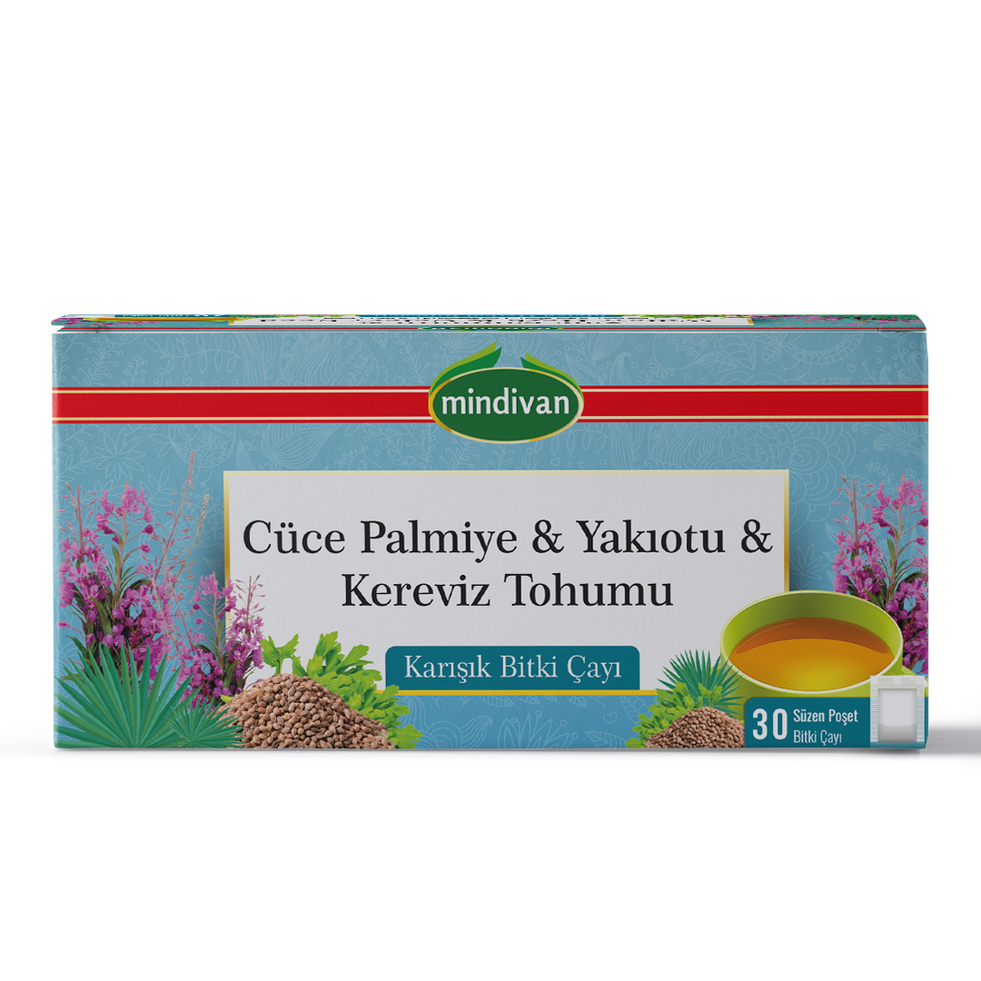 CÜCE PALMİYE & YAKIOTU & KEREVİZ TOHUMU  30 LU SÜZEN POŞET
