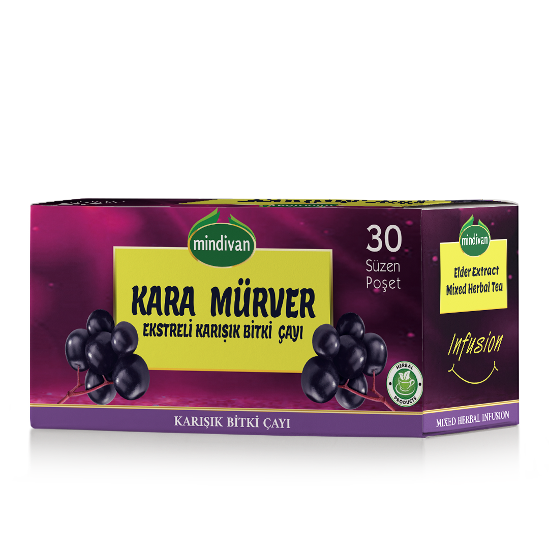Kara Mürver Ekstreli Karışık Bitki Çayı