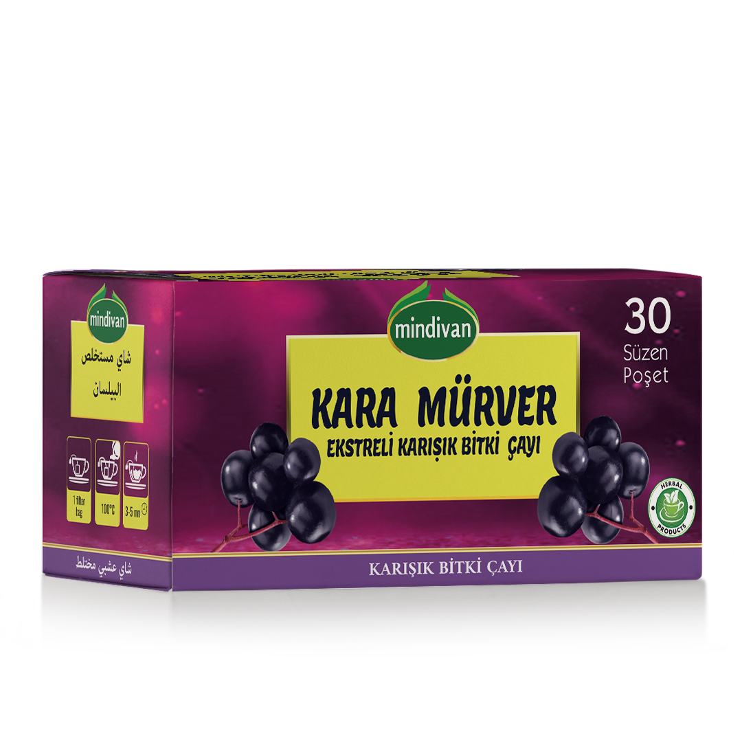 Kara Mürver Ekstreli Karışık Bitki Çayı