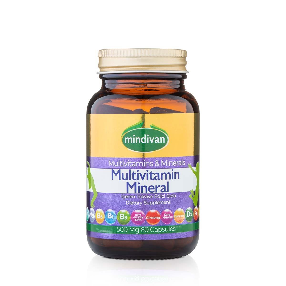 Multivitamin 500 Mg 60 Kapsül