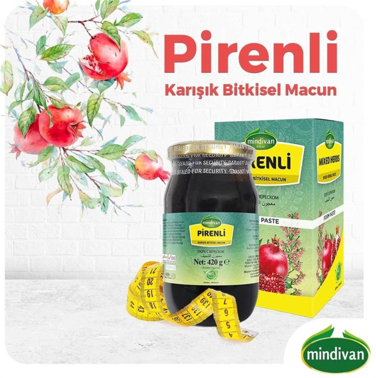 Pirenli FORM  Macun 420 g ( Diet Destek Ürünü )