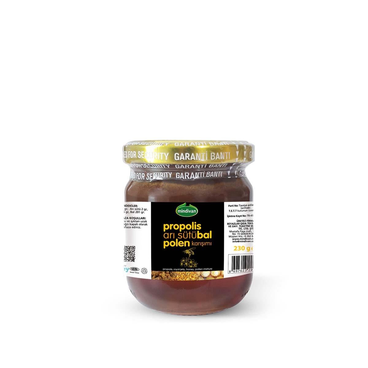 Propolis Arı Sütü Bal Polen Karışımı 230g