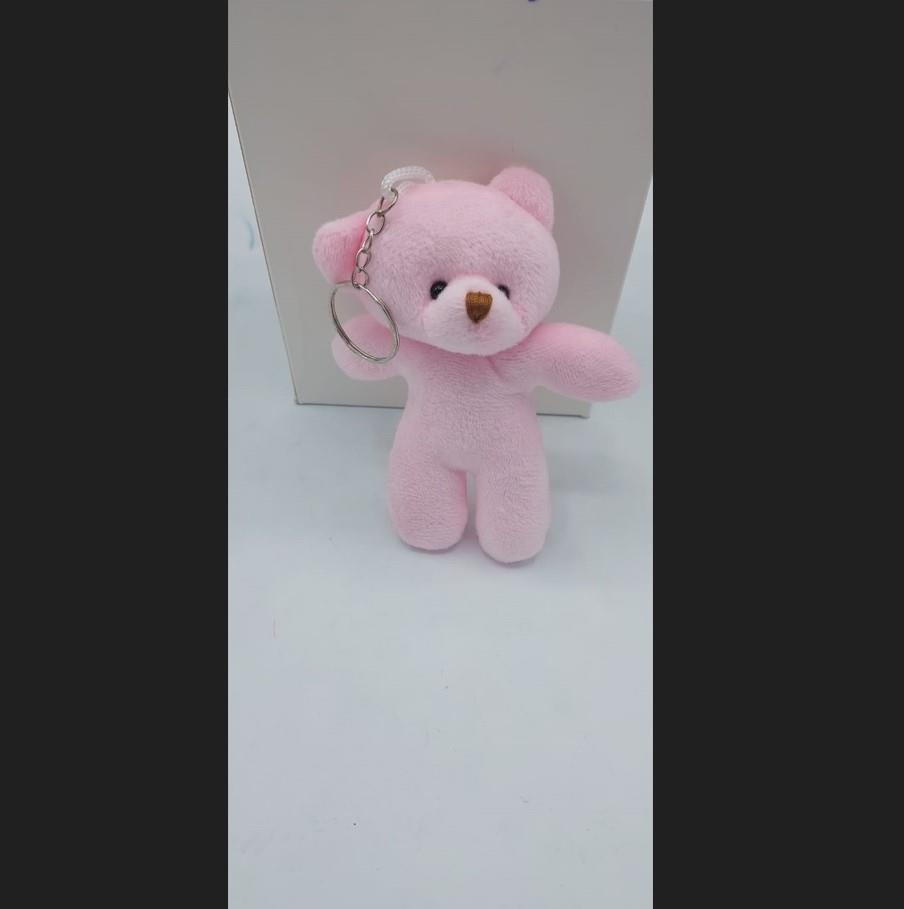 ANAHTARLIK DUBAİ AYICIK 10 ADET  PEMBE