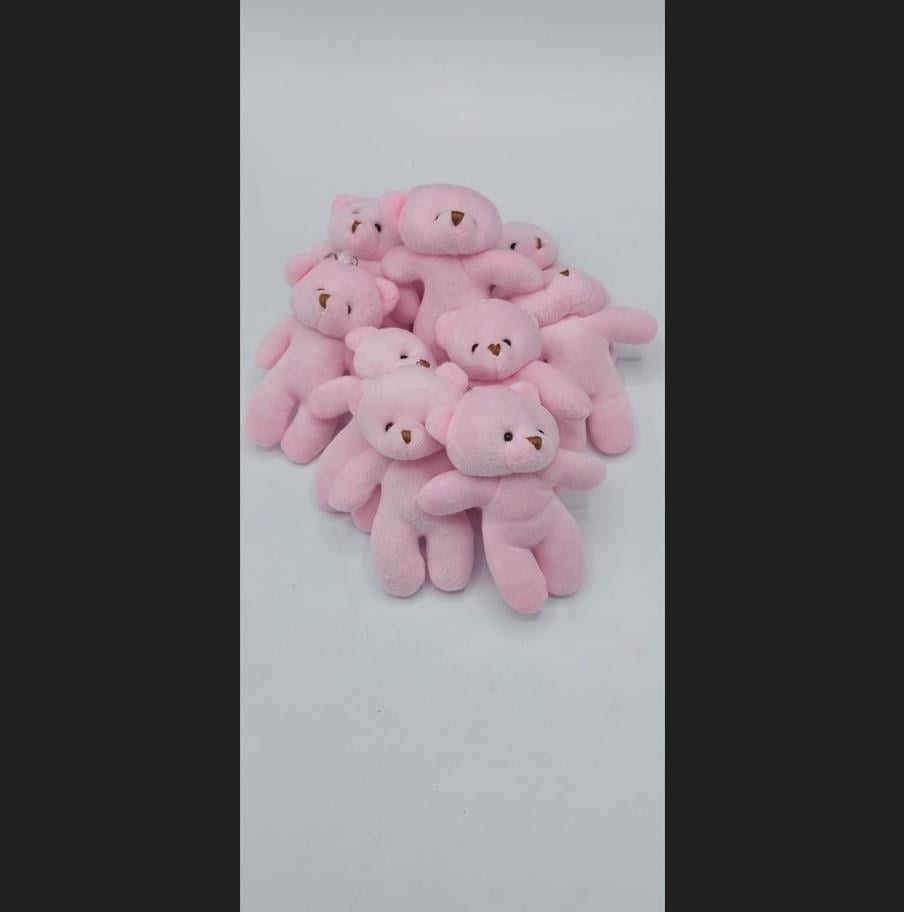 ANAHTARLIK DUBAİ AYICIK 10 ADET  PEMBE