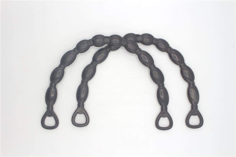 Bambu Çanta Sapları Boncuklu Model - STD Siyah