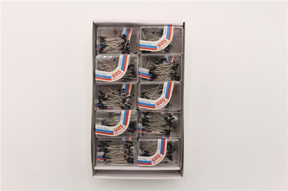 Başlı İğne 50 Li - STD Siyah