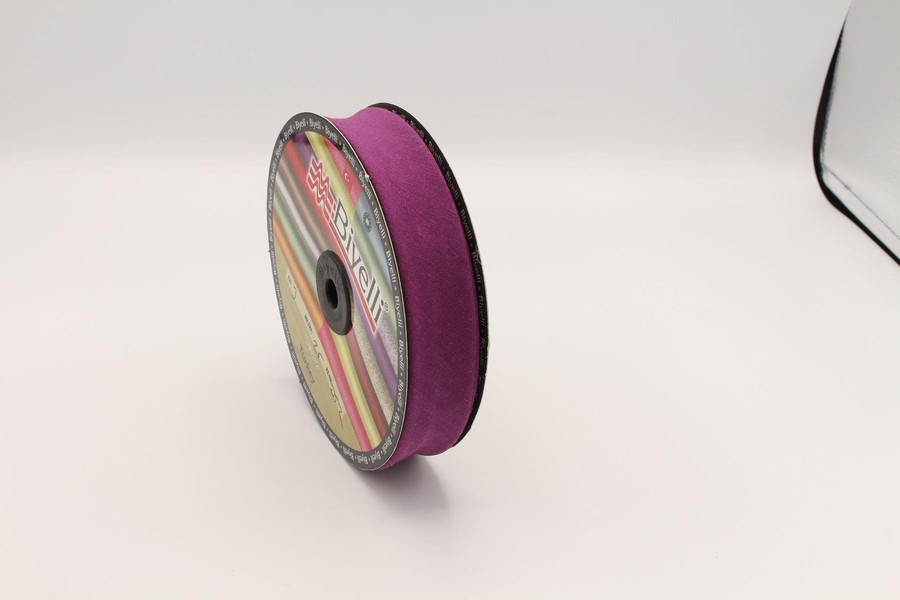 Biyelli Koton Biye Patlıcan mor