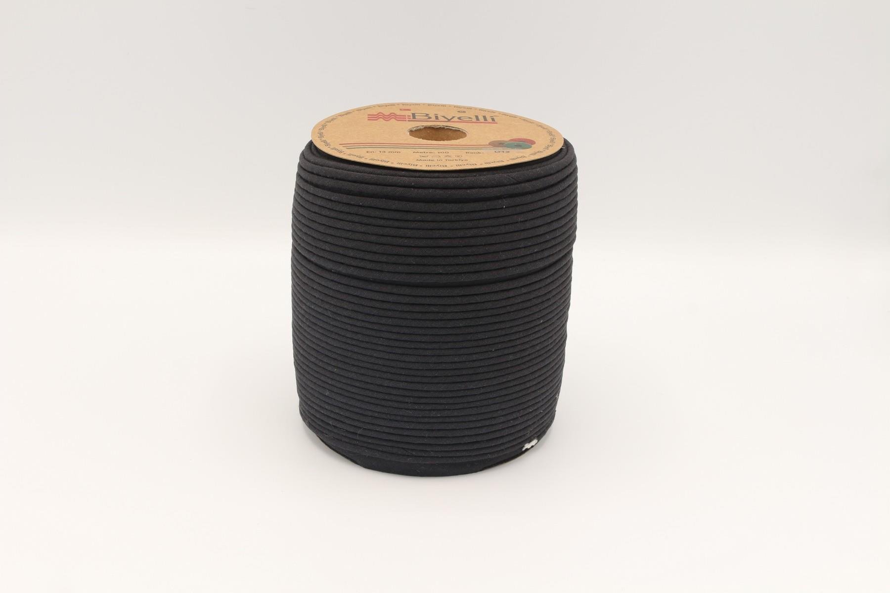 Biyelli Koton İpli Biye Siyah