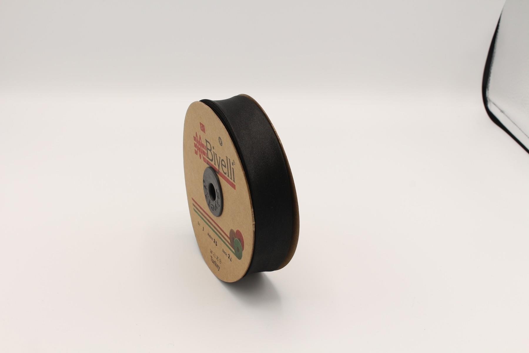 Biyelli Saten Biye Siyah