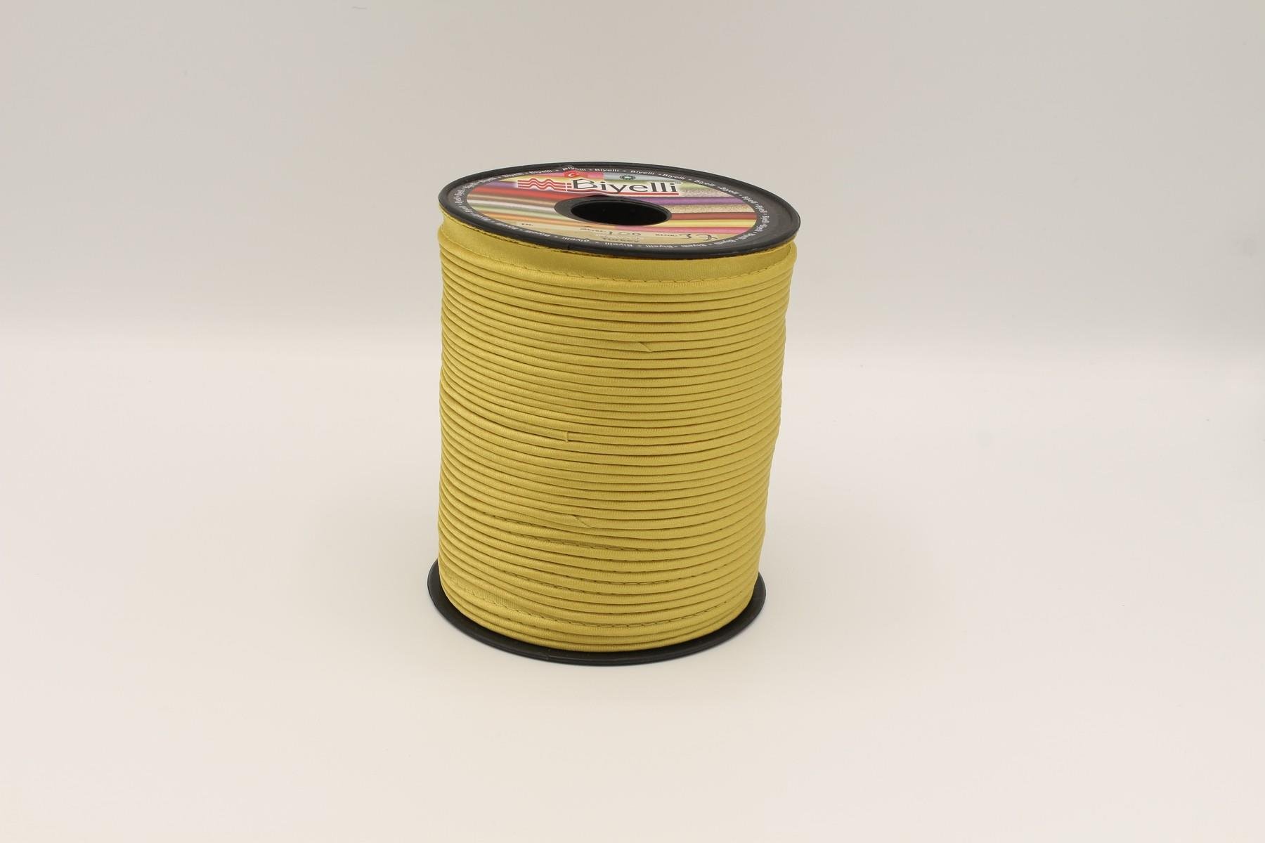 Biyelli Saten İpli Biye Gold