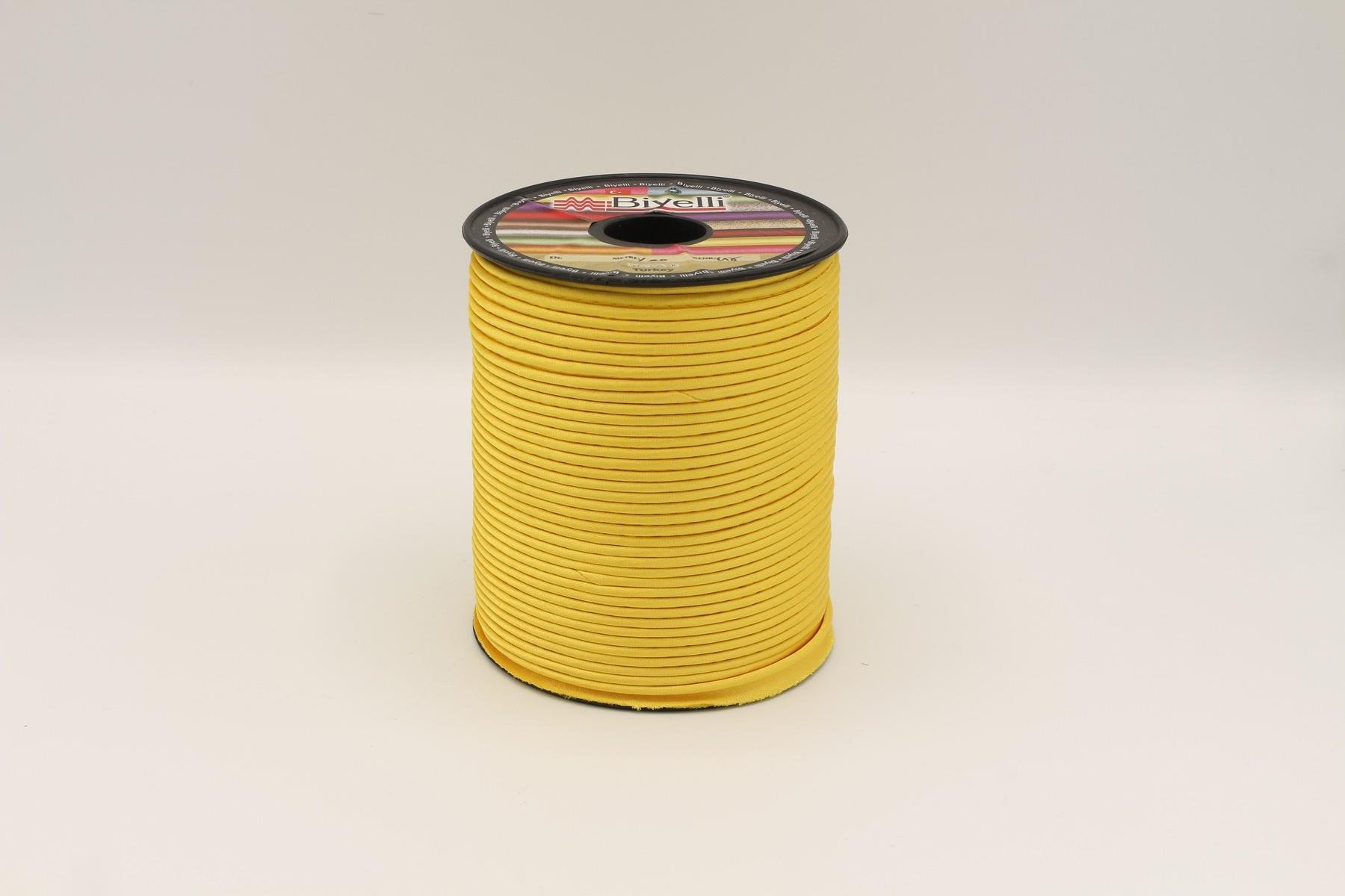 Biyelli Saten İpli Biye Koyu sarı