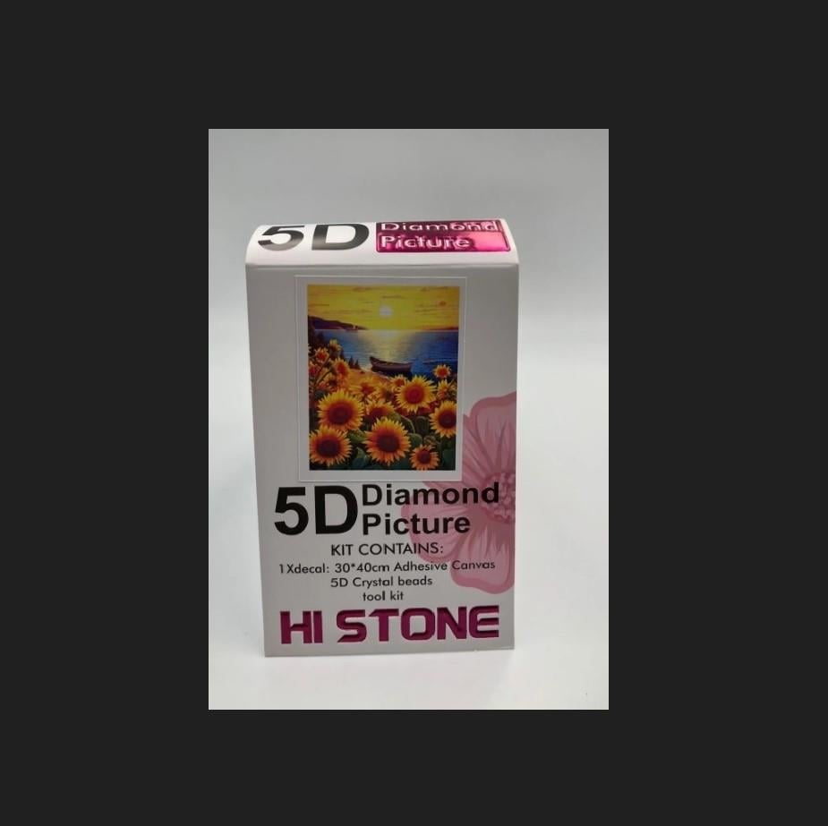 Boncuklu Goblen-5D 30x40-Ayçiçekleri Diamond Picture