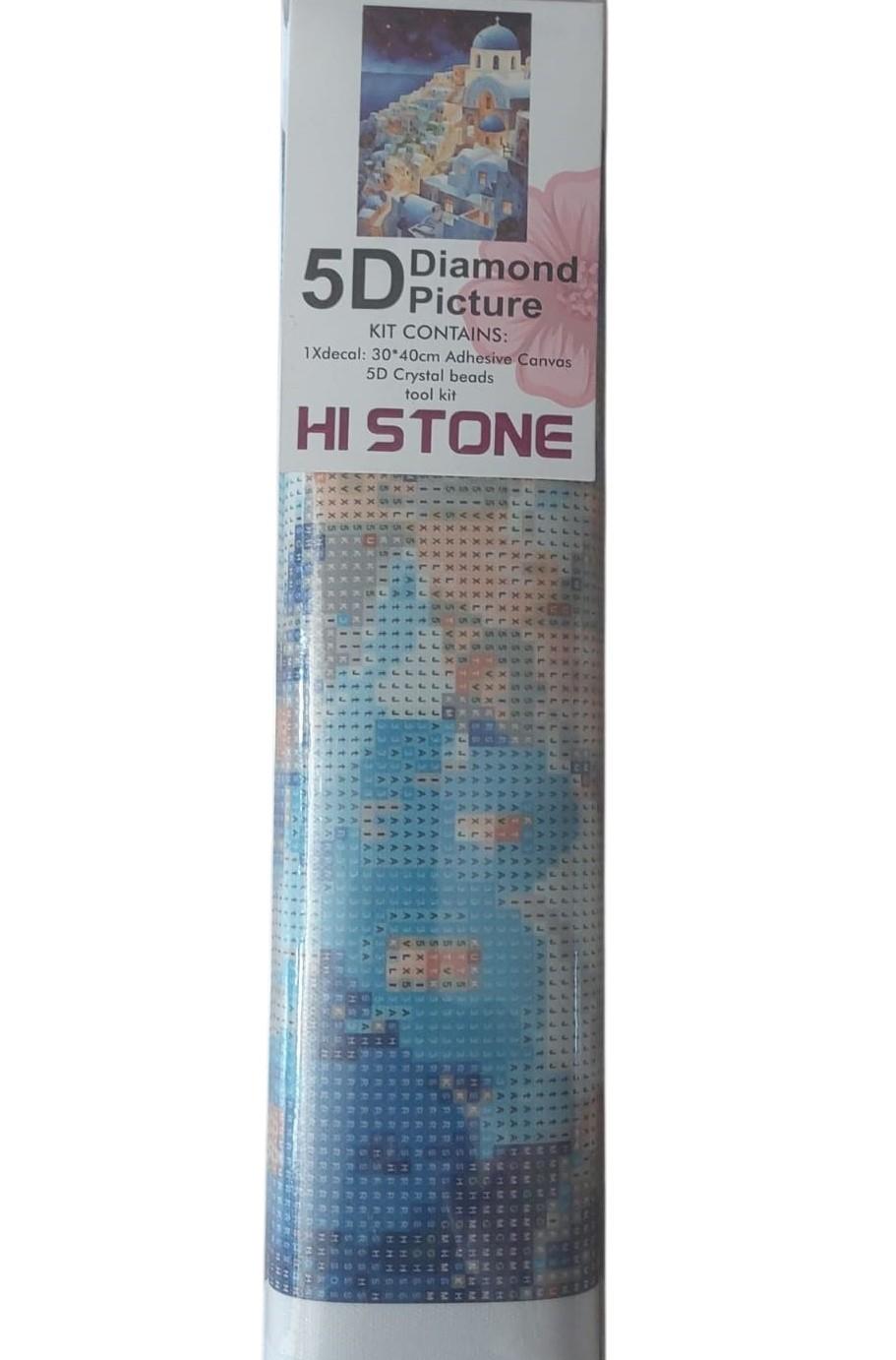 Boncuklu Goblen-5D 30x40-Mini Evler Diamond Picture