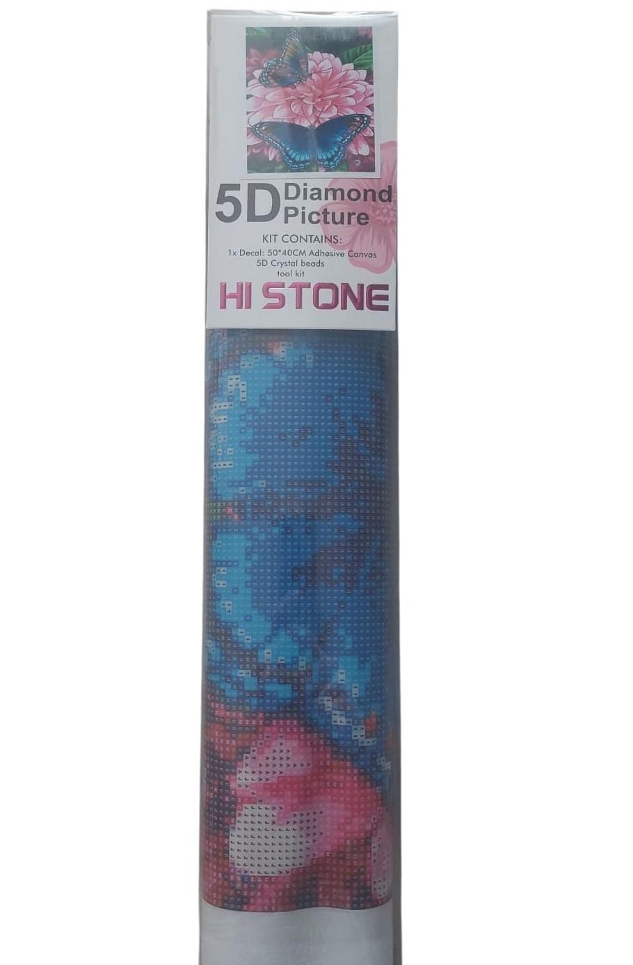 Boncuklu Goblen-5D 50x40-KELEBEK Diamond Picture