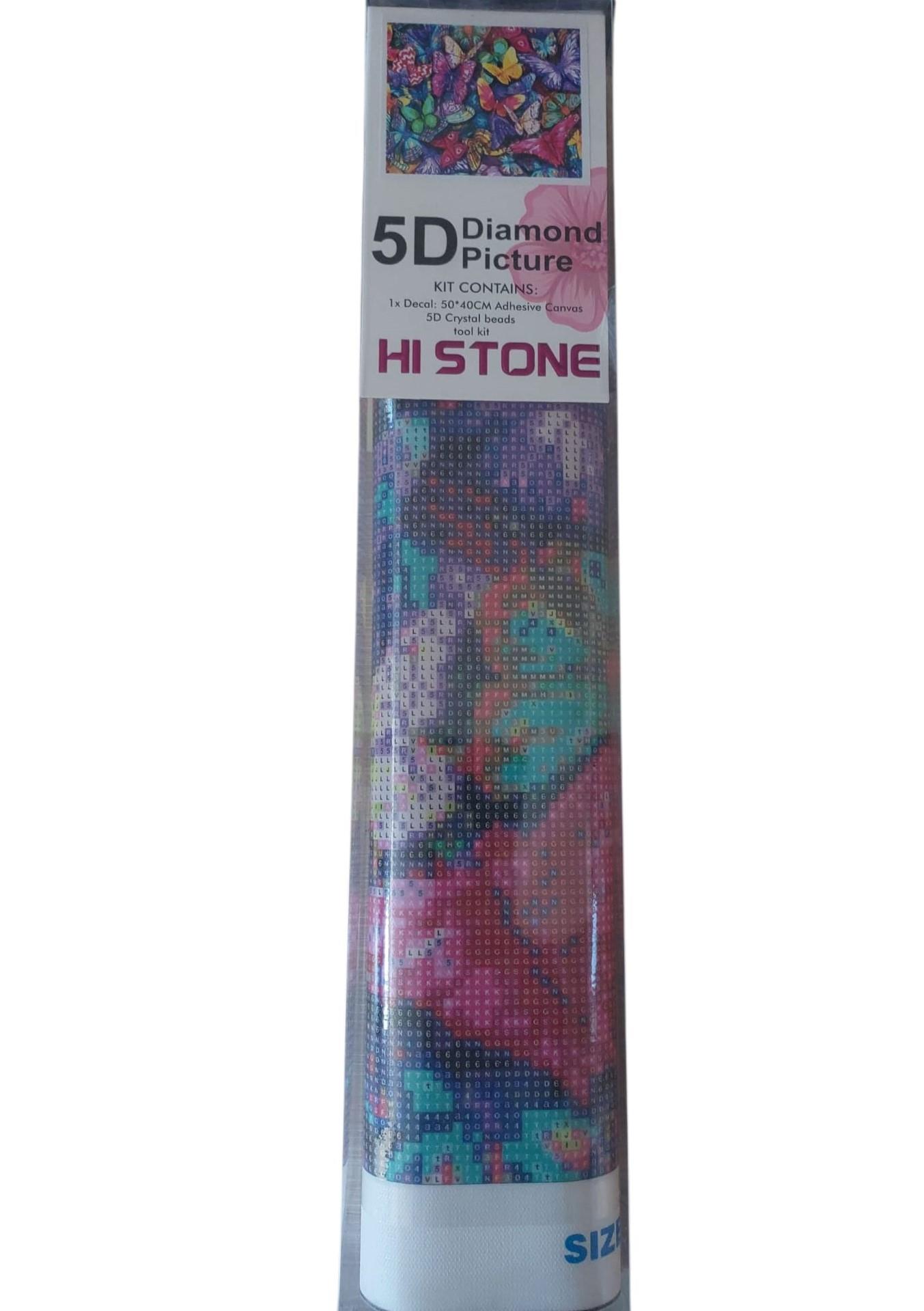 Boncuklu Goblen-5D 50x40-KELEBEKLER Diamond Picture