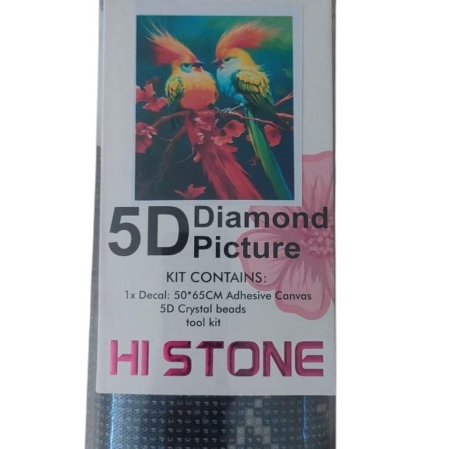 Boncuklu Goblen-5D 50x65-PAPAĞANLARR Diamond Picture