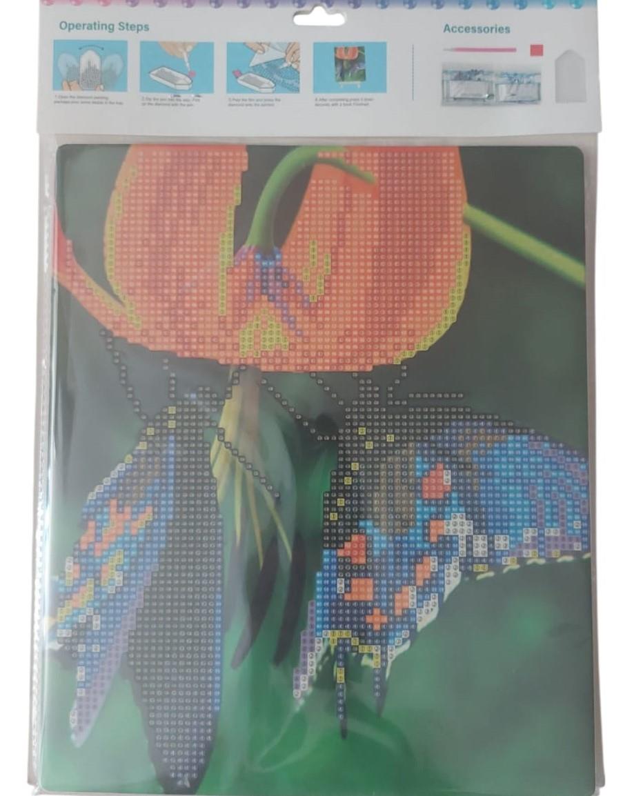 Boncuklu Goblen Diamond-painting-21x25-KELEBEKLER