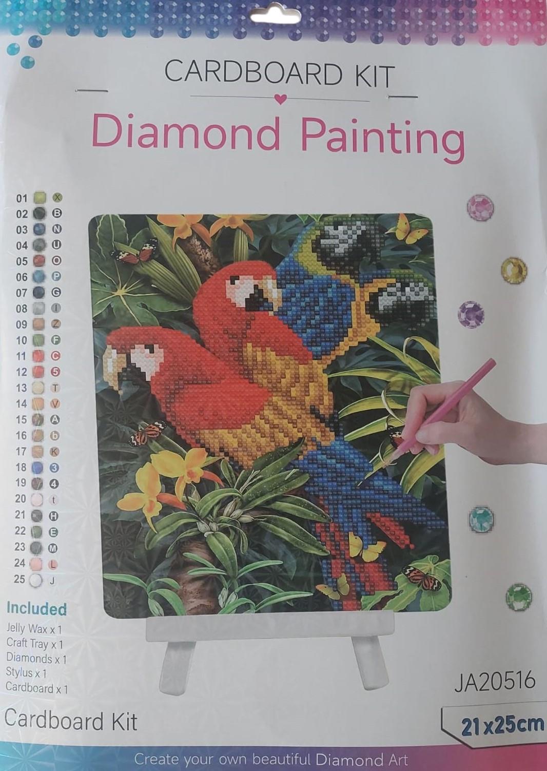 Boncuklu Goblen Diamond-painting-21x25-PAPAĞANLAR