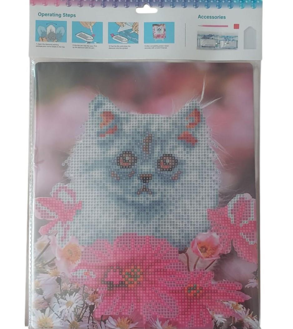 Boncuklu Goblen Diamond-painting-21x25-KEDİİ
