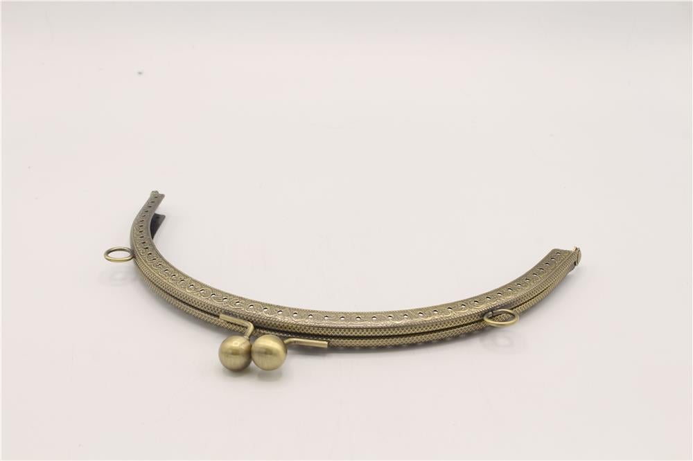 Çanta Klips Oval - 20 cm Bronz