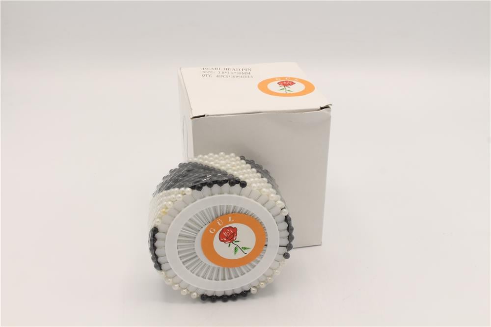 Disk İğne İthal - Siyah-Beyaz