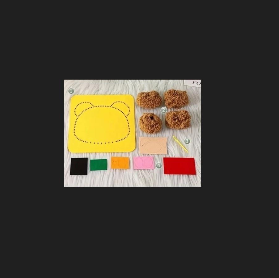 EĞİTİCİ ÖRGÜ KİTİ NAKIŞ SETİ AYI