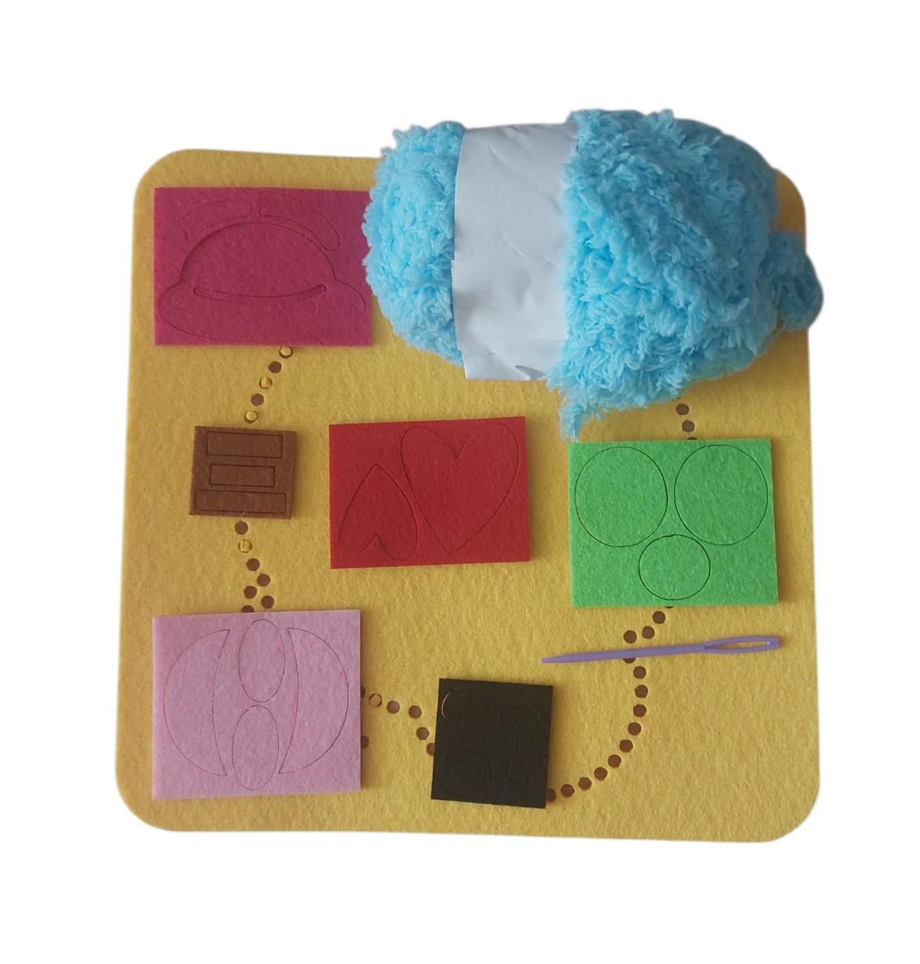 EĞİTİCİ ÖRGÜ KİTİ NAKIŞ SETİ FİL