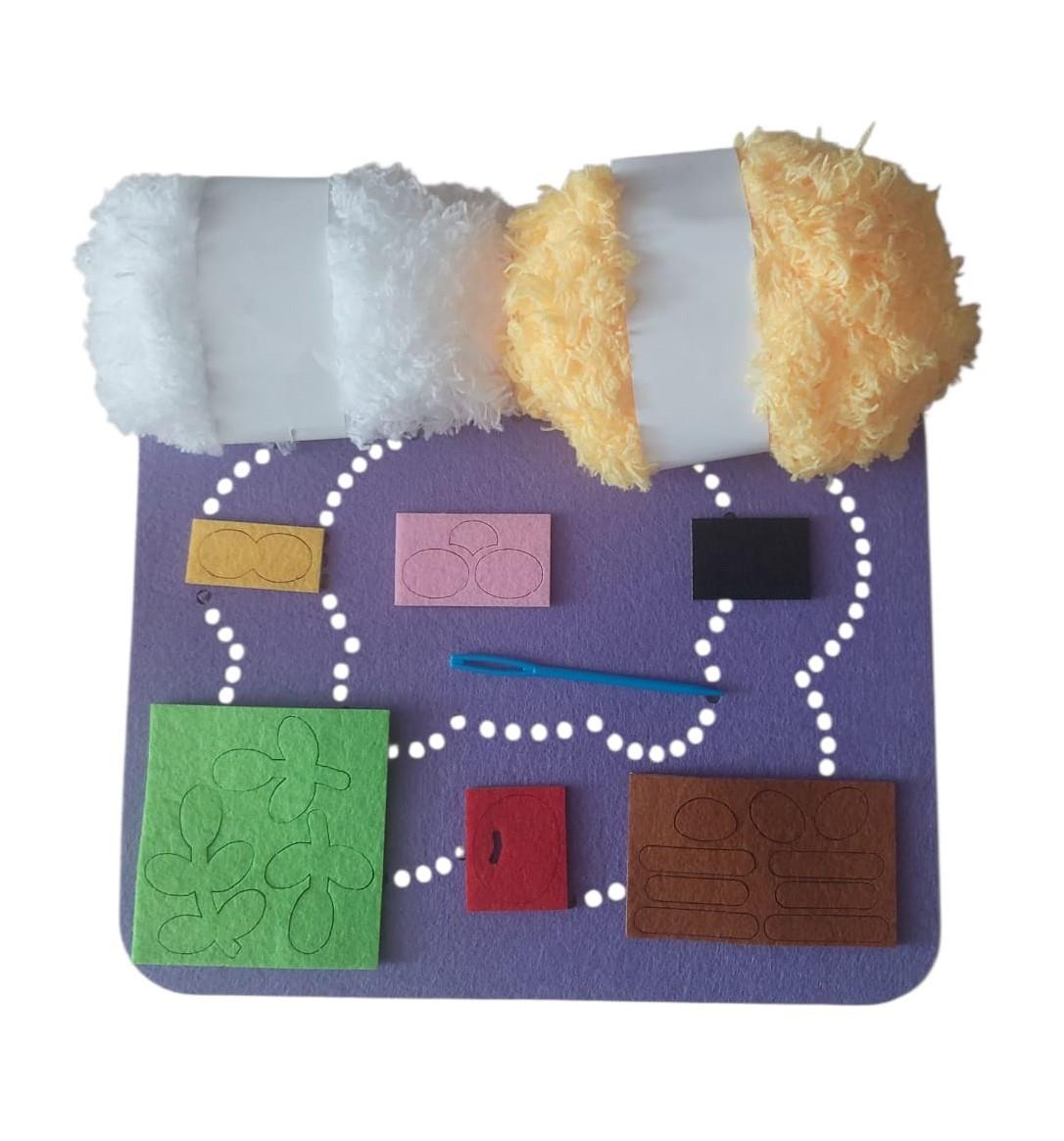 EĞİTİCİ ÖRGÜ KİTİ NAKIŞ SETİ KEDİ