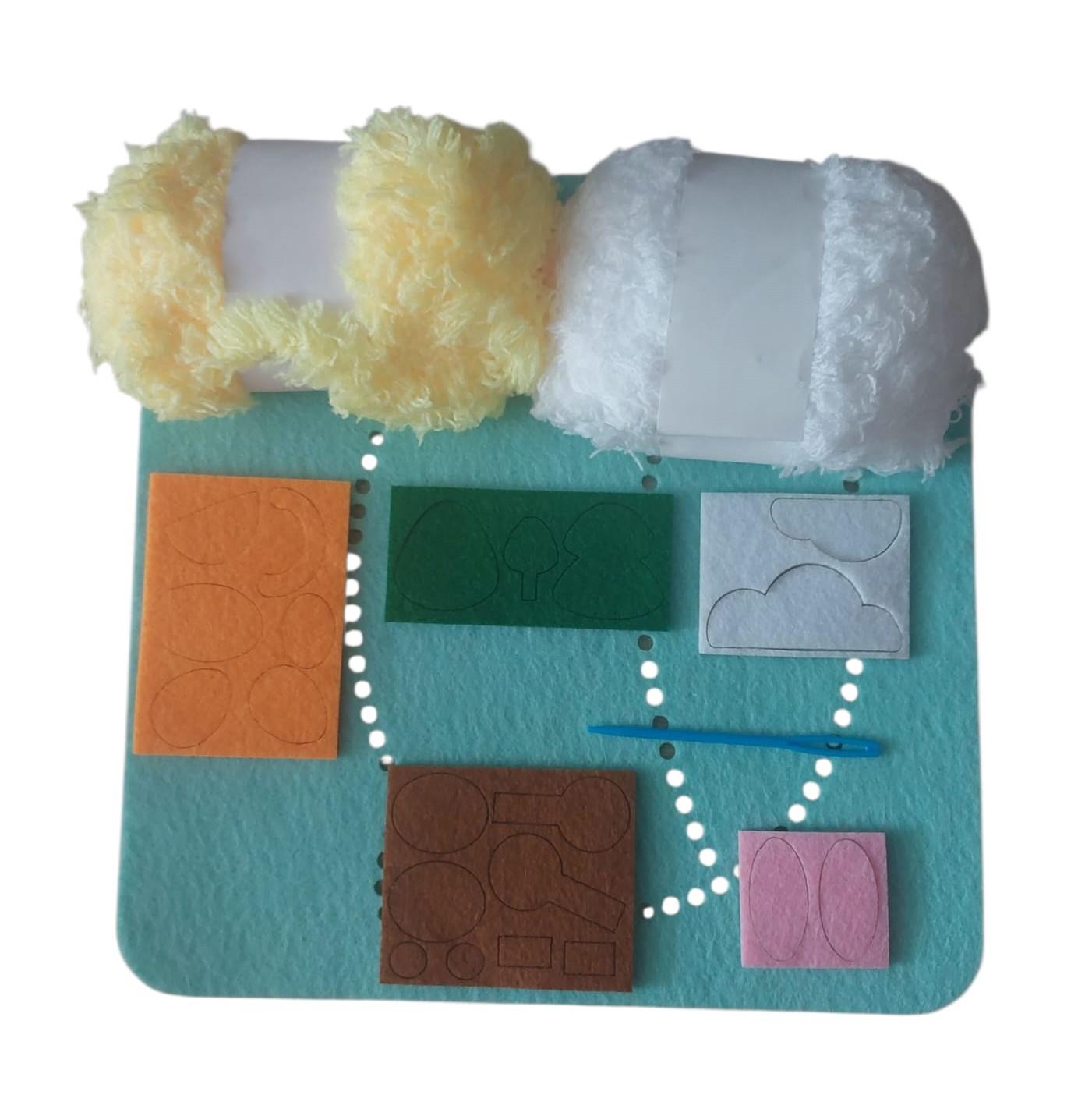 EĞİTİCİ ÖRGÜ KİTİ NAKIŞ SETİ TELETAPİ