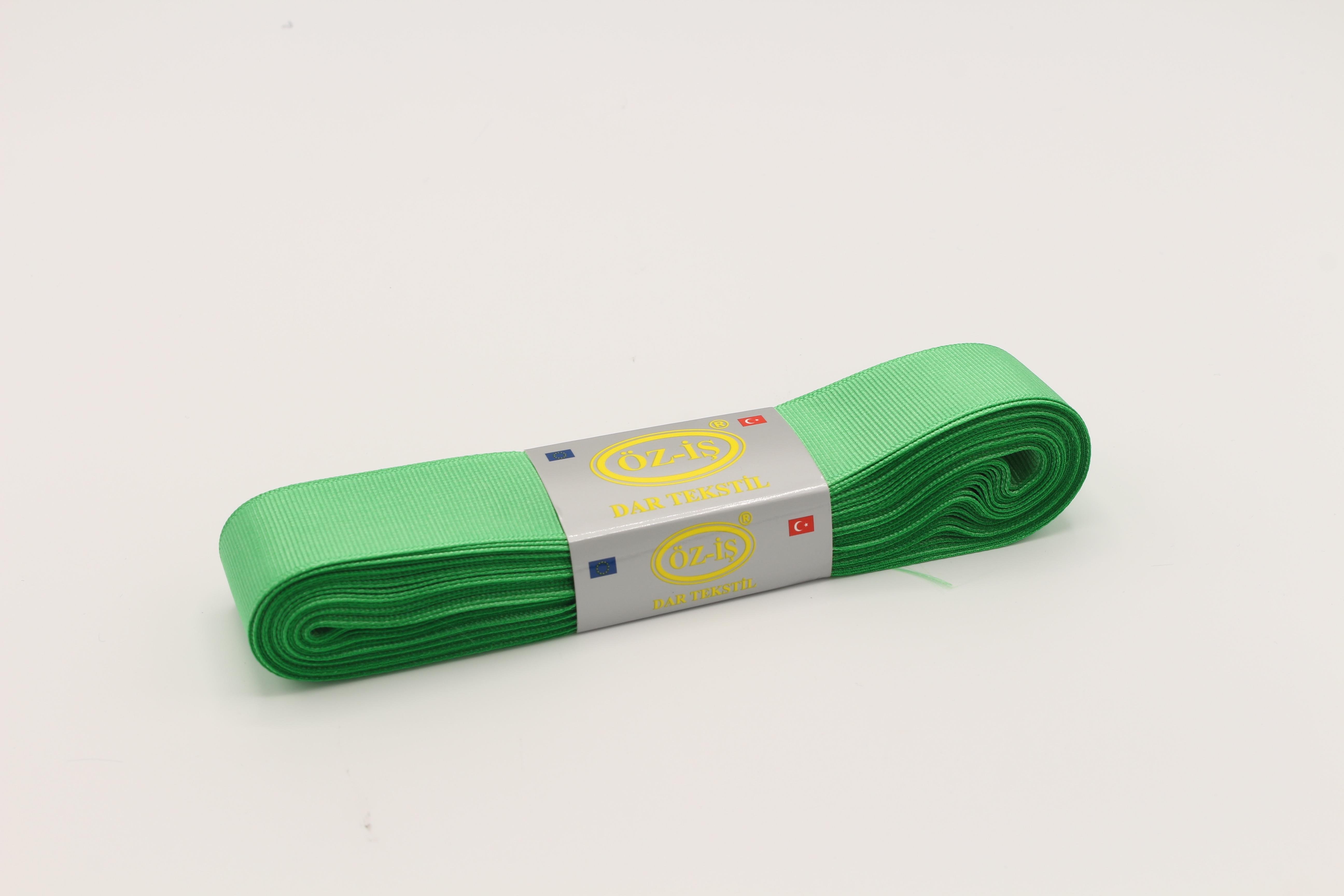 Gül Grogren Kurdele Cam Yeşil