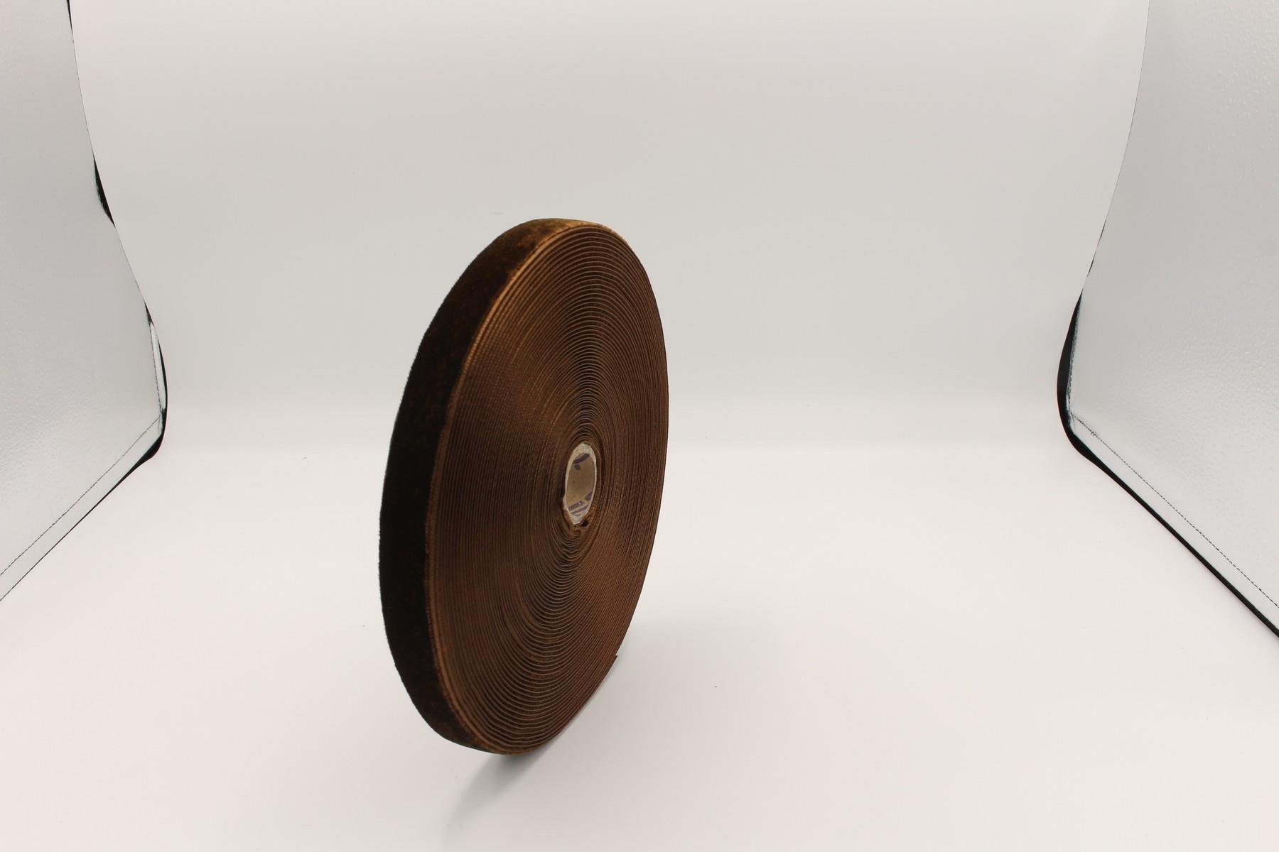 Gül Kadife Kurdele Kahverengi