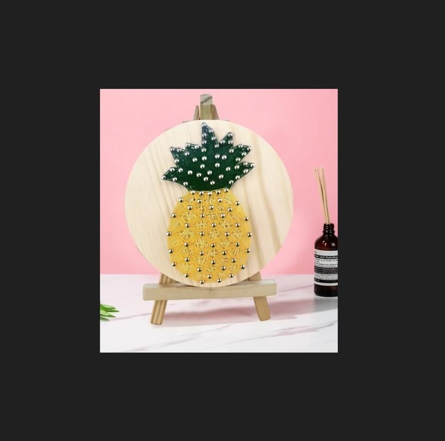 Kendin Yap İp Sanat Seti Ananass 11*11 cm