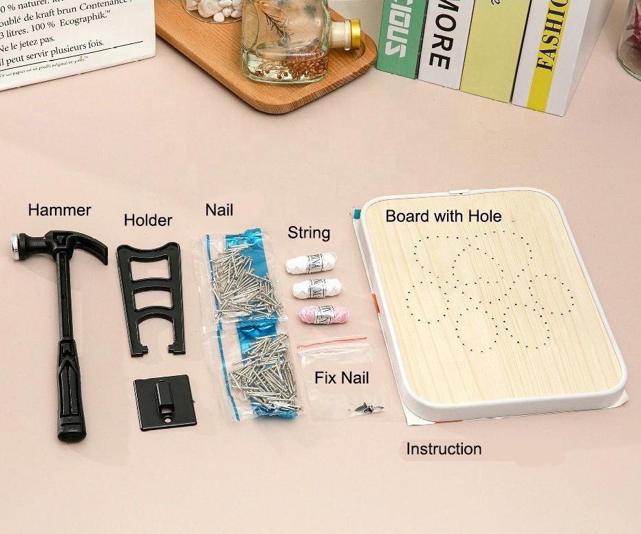 Kendin Yap İp Sanat Seti Dondurma 15*20 cm