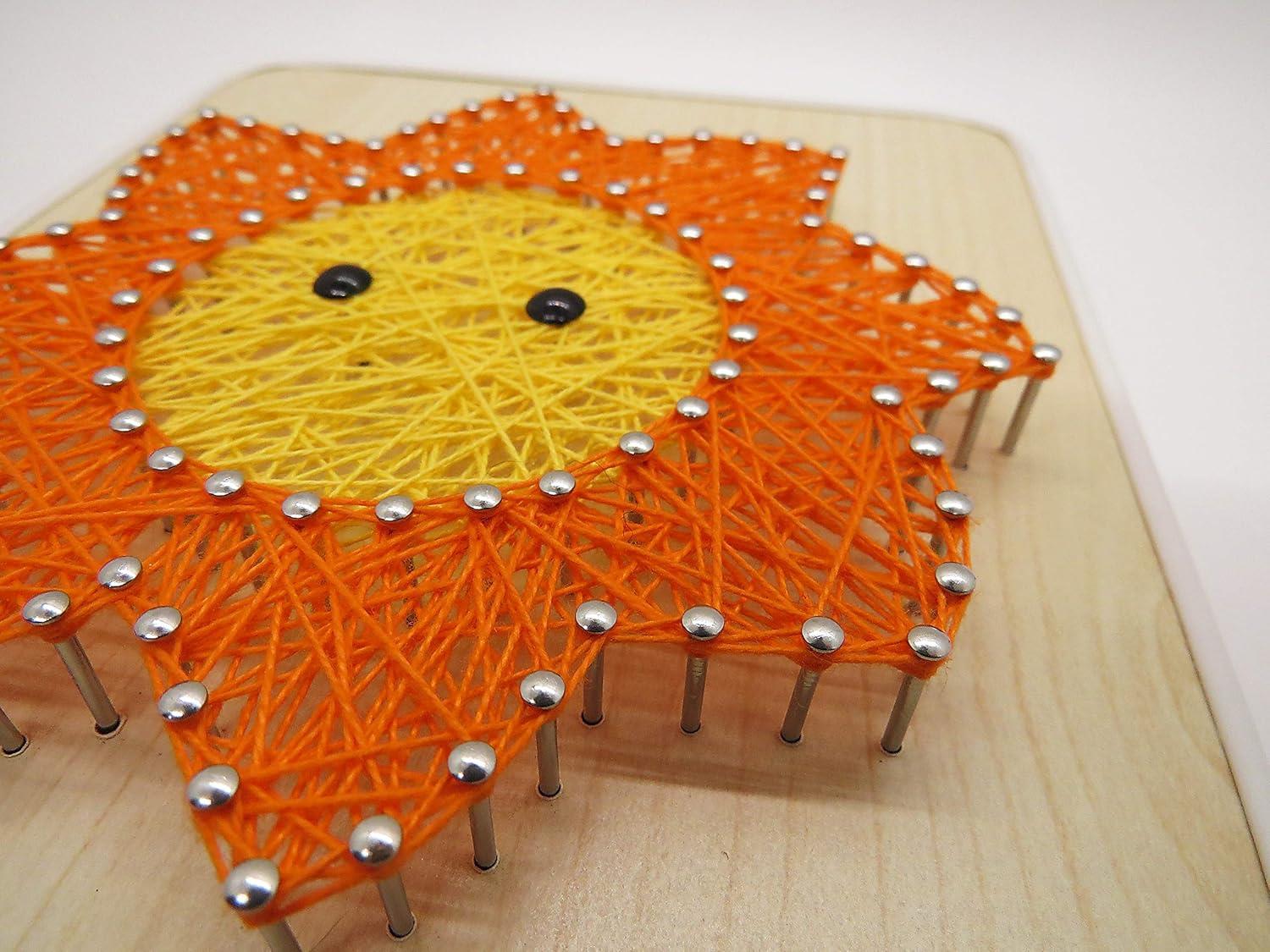 Kendin Yap İp Sanat Seti Güneş 15*20 cm