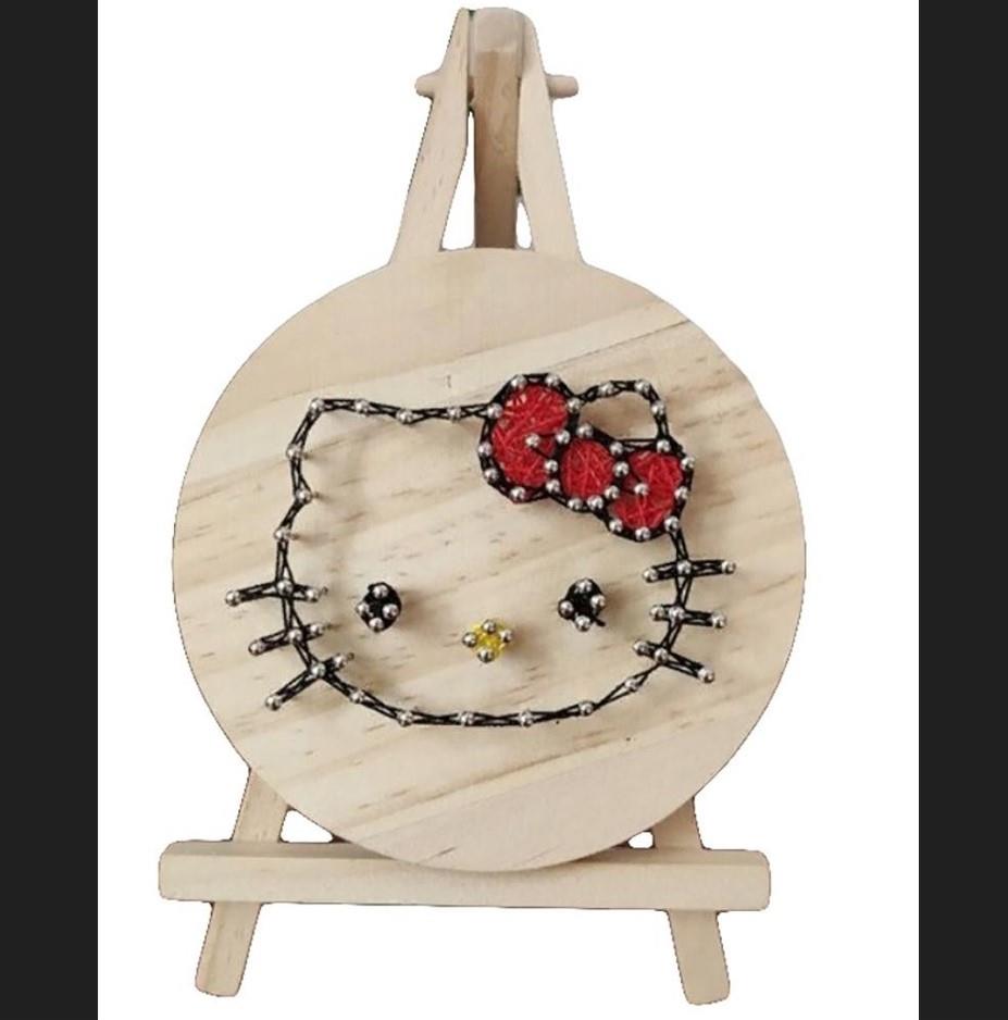 Kendin Yap İp Sanat Seti Kedi 11*11 cm