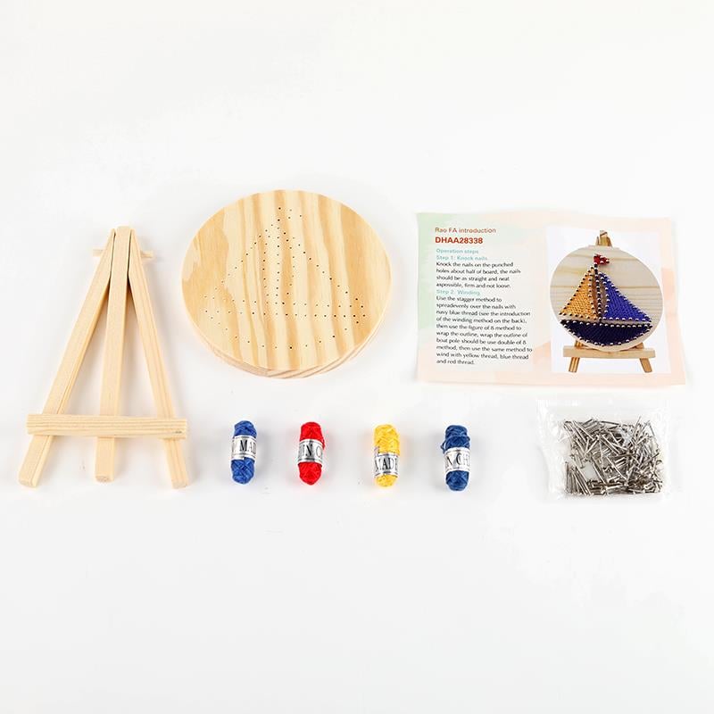 Kendin Yap İp Sanat Seti Yelken 11*11 cm