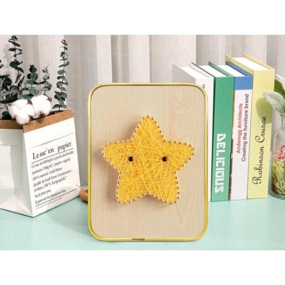 Kendin Yap İp Sanat Seti Yıldız 15*20 cm