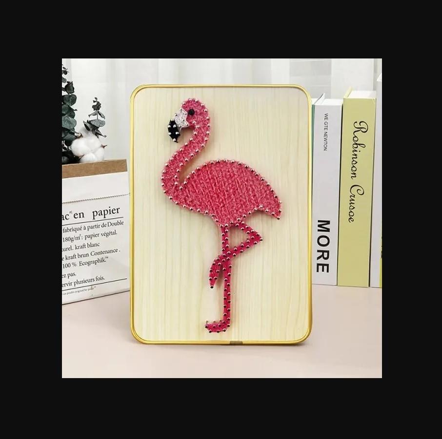 Kendin Yap Kuğu İp Sanat Seti 21*30 cm