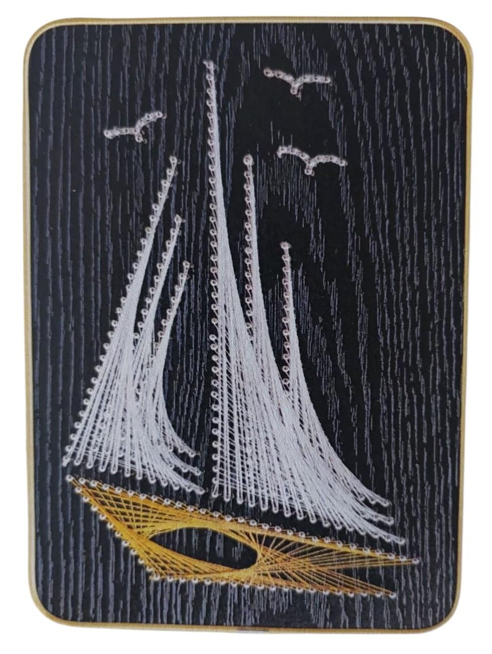 Kendin Yap Yelken İp Sanat Seti 21*30 cm