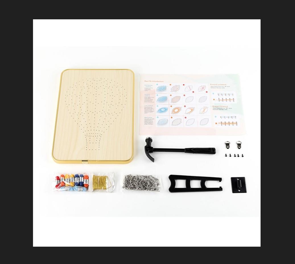 Kendin Yap Yonca İp Sanat Seti 21*30 cm