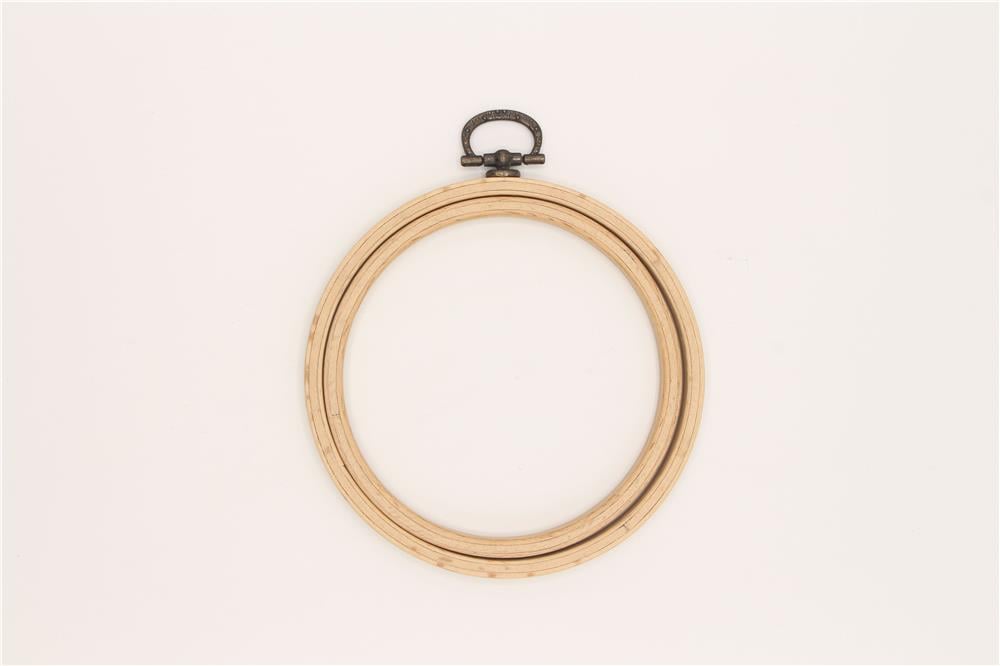 Nurge Ahşap Pano Nakış Kasnak No:1 - 8 mm Açık Kahverengi